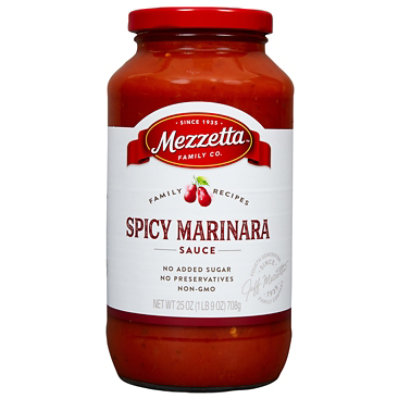 Mezzetta Napa Valley Homemade Sauce Marinara Spicy Jar - 25 Oz - Image 3