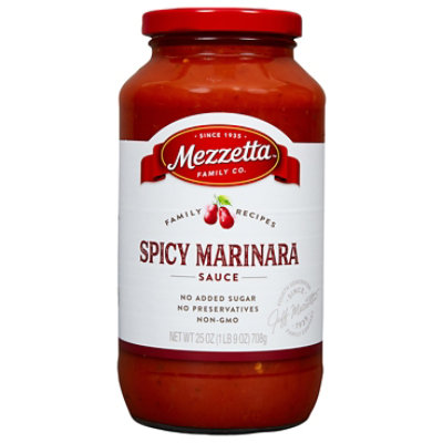 Mezzetta Napa Valley Homemade Sauce Marinara Spicy Jar - 25 Oz