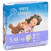 Signature Care Easy Sleep Girl Disposable Overnight Underwear Small To Medium - 26 Count - Image 1