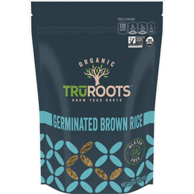 truRoots Certified USDA Organic Non GMO Project Verified Organic Germinated Brown Rice - 14 Oz - Image 3