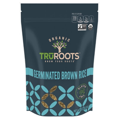 truRoots Certified USDA Organic Non GMO Project Verified Organic Germinated Brown Rice - 14 Oz - Image 2