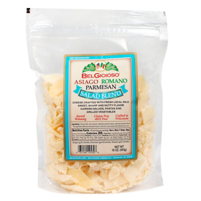 BelGioioso Salad Blend Freshly Shaved Cheese - 16 Oz - Image 1