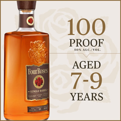 Four Roses Single Barrel Bourbon 100 Proof - 750 Ml - Image 2