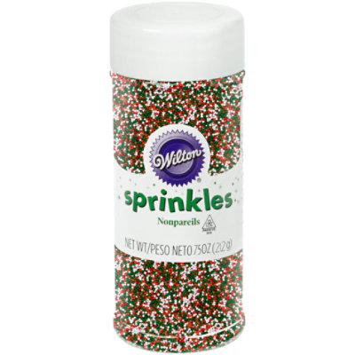 Wilton Sprinkles Christmas Nonpareils - Each