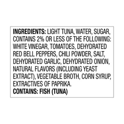 StarKist Tuna Creations Tuna Chunk Light Sweet & Spicy - 2.6 Oz - Image 4