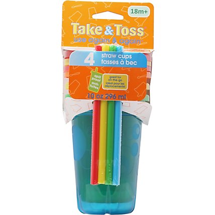The First Years Take & Toss Cup Learning Curve With Straw - 5-10 Oz - Image 2