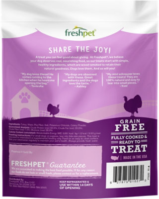 Freshpet Dog Joy Wood Smoked Turkey Bacon Dog Treats - 3 Oz - Image 2