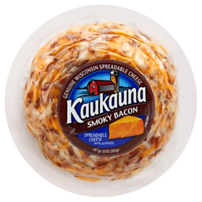 Kaukauna Smoky Bacon Spreadable Cheese Ball - 10 Oz.