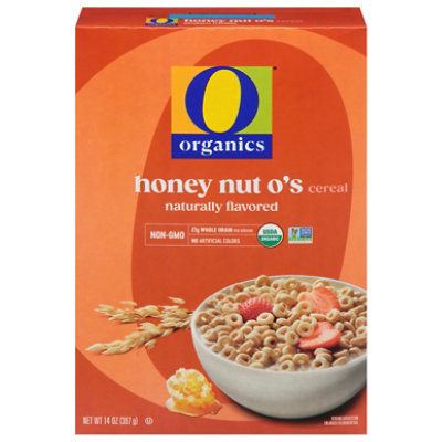 O Organics Cereal Honey Nut Os - 14 Oz