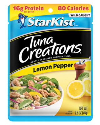 StarKist Tuna Creations Tuna Chunk Light Lemon Pepper - 2.6 Oz - Image 1