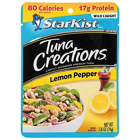 StarKist Tuna Creations Tuna Chunk Light Lemon Pepper - 2.6 Oz