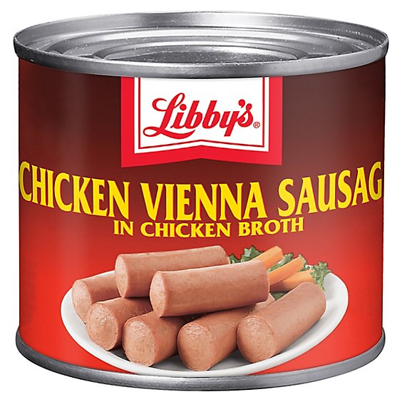 Libby's Chicken Vienna Sausage In Chicken Broth Canned Sausage - 4.6 Oz