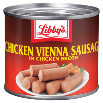 Libby's Chicken Vienna Sausage In Chicken Broth Canned Sausage - 4.6 Oz - Image 1