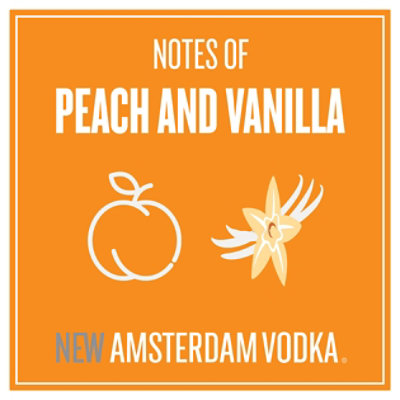 New Amsterdam Peach Flavored Vodka - 750 Ml - Image 2