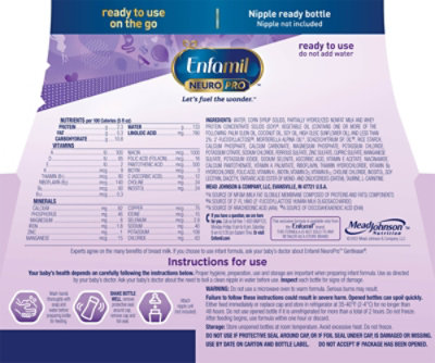 Enfamil NeuroPro Gentlease Infant Formula Milk Based Ready to Use Liquid - 6-8 Fl. Oz. - Image 5
