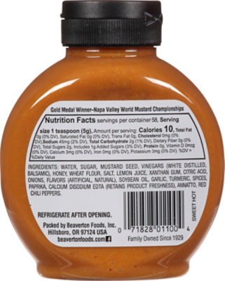 Inglehoffer Mustard Sweet Hot with Honey - 10.25 Oz - Image 5