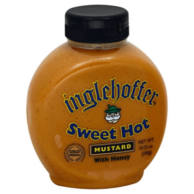 Inglehoffer Mustard Sweet Hot with Honey - 10.25 Oz - Image 1