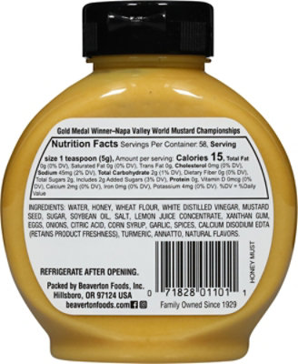 Inglehoffer Mustard Sweet Honey - 10.25 Oz - Image 5
