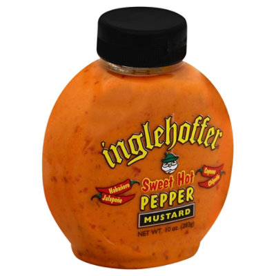 Inglehoffer Mustard Sweet Hot Pepper - 10 Oz - Image 1