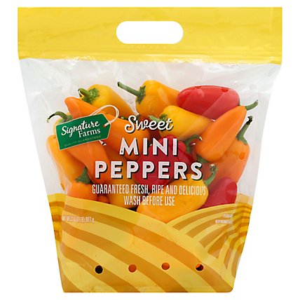 Signature Farms Sweet Mini Peppers - 32 Oz - Image 1