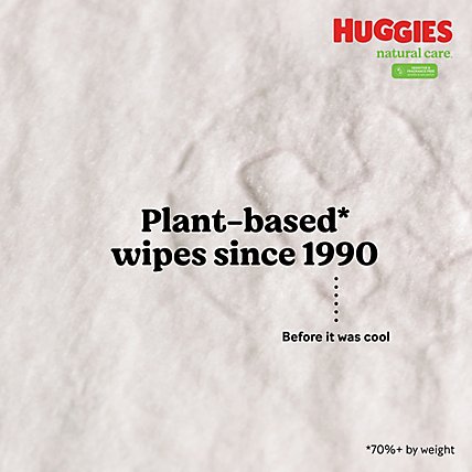 Huggies Natural Care Unscented Sensitive Baby Wipes - 3-56 Count - Image 2