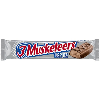 3 Musketeers Full Size Milk Chocolate Candy Bar - 1.92 Oz