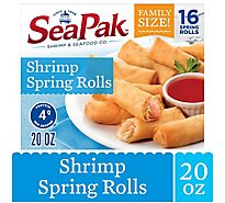SeaPak Shrimp & Seafood Co. Spring Rolls Shrimp 16 Count Family Size - 20 Oz