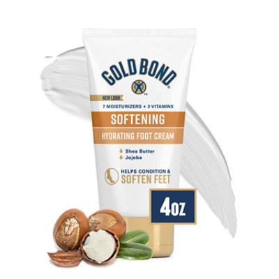 Gold Bond Ultimate Foot Cream Softening Shea Butter - 4 Oz