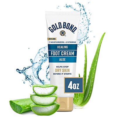 Gold Bond Ultimate Cream Foot Healing Aloe - 4 Oz - Image 1