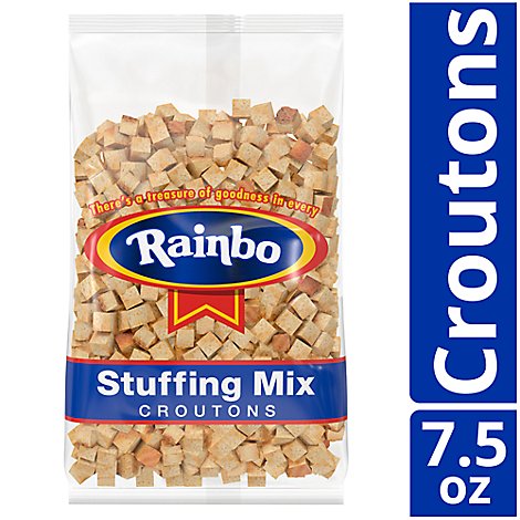 Rainbo Stuffing Mix Croutons - 7.5 Oz