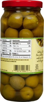 Mezzetta Olives Green Whole Italian Castelvetrano - 10 Oz - Image 6