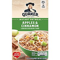 Quaker Oatmeal Instant Apples & Cinnamon - 10-1.51 Oz - Image 2