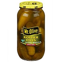Mt. Olive Pickles Kosher Dills - 80 Fl. Oz. - Image 1