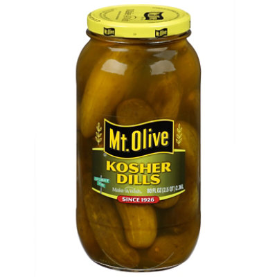 Mt. Olive Pickles Kosher Dills - 80 Fl. Oz.