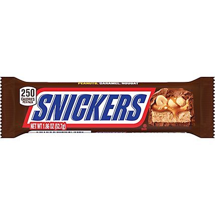 Snickers Chocolate Candy Bars Singles Size 1.86 Oz - Image 2