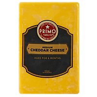 Primo Taglio Medium Cheddar Cheese - 0.50 Lb. - Image 1