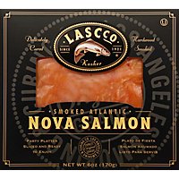 LASCCO Atlantic Salmon Cold Smoked Party Wheel - 6 Oz - Image 2