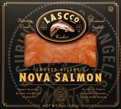 LASCCO Atlantic Salmon Cold Smoked Party Wheel - 6 Oz - Image 2