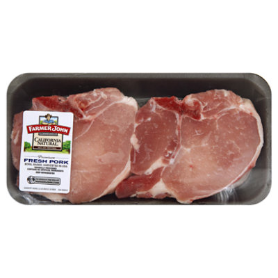 Pork Chop Loin Chops Bone In - 1.5 Lb - Image 1