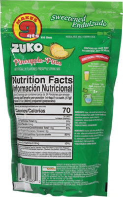 Zuko Drink Mix Pineapple - 14.1 Oz - Image 5
