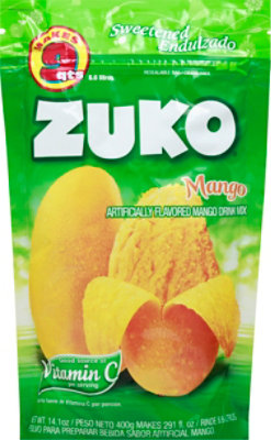 Zuko Drink Mix Mango Flavor - 14.1 Oz - Image 2