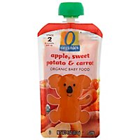 O Organics Organic Baby Food Stage 2 Apple Sweet Potato & Carrot - 4 Oz - Image 1