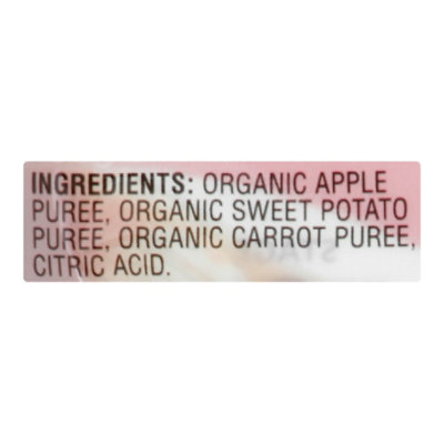 O Organics Organic Baby Food Stage 2 Apple Sweet Potato & Carrot - 4 Oz - Image 3