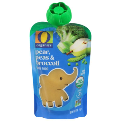 O Organics Organic Baby Food Stage 2 Pears Peas & Broccoli - 4 Oz - Image 2