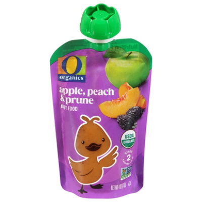 O Organics Organic Baby Food Stage 2 Apple Peach & Prune - 4 Oz - Image 2