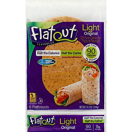 Flatout Flatbread Light Original - 6 Count - Image 2
