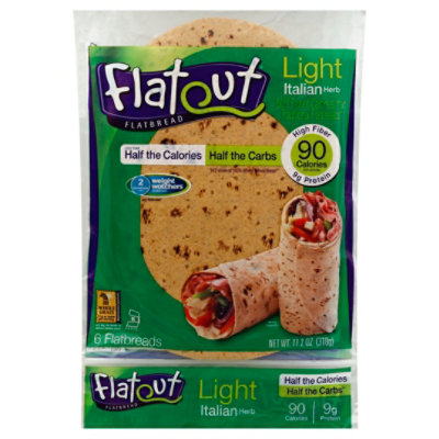 Flatout Flatbread Italian Herb Light - 11.2 Oz - Image 1