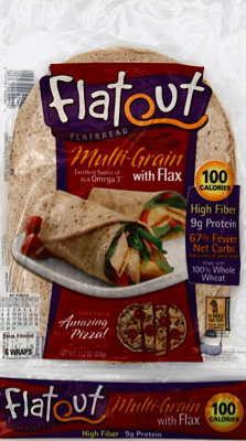 Flatout Flatbread Multi-Grain With Flax - 6 Count - Image 2