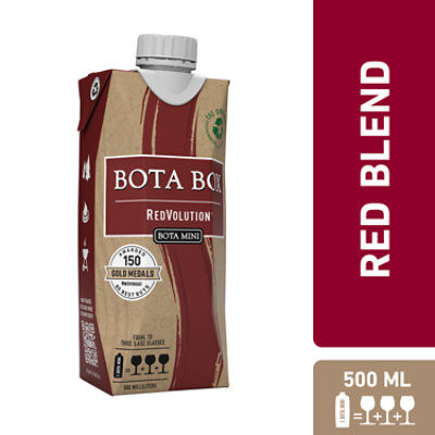 Bota Mini Wine RedVolution Red Blend Tetra Pak - 500 Ml - Image 1