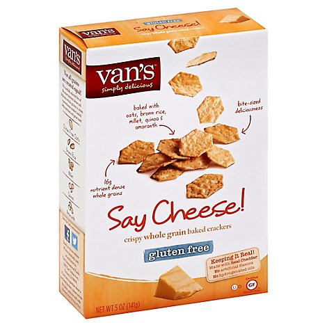 Vans Crackers Cheese - 5 Oz